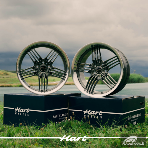 Ratlankis HART HR79 R18X10J 5X120 ET20 CB:74.1 Grey with Diamond Cut Lip
