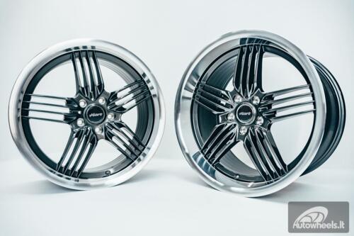 Ratlankis HART HR79 R19X8.5J 5X112 ET30 CB:66.56  Grey with Diamond Cut Lip