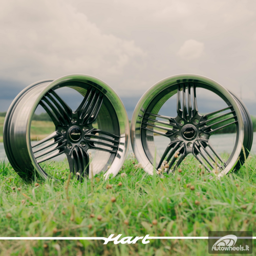 Ratlankis HART HR79 R19X8.5J 5X120 ET25 CB:74.1 Grey with Diamond Cut Lip