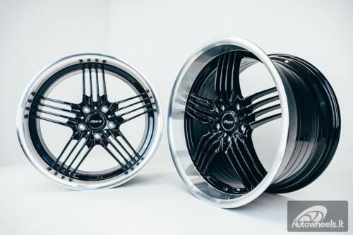 Ratlankis HART HR79 R18X10J 5X120 ET20 CB:74.1 Black with Diamond Cut Lip