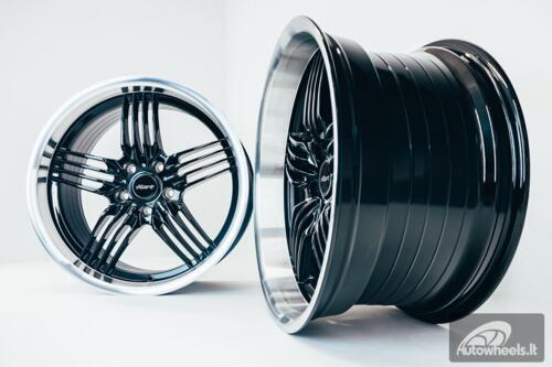 Ratlankis HART HR79 R18X10J 5X120 ET20 CB:74.1 Black with Diamond Cut Lip
