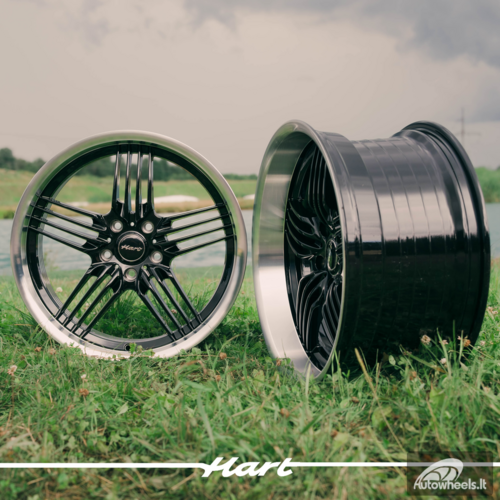 Ratlankis HART HR79 R18X10J 5X120 ET20 CB:74.1 Black with Diamond Cut Lip