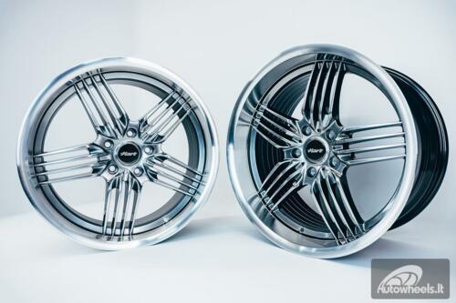Ratlankis HART HR79 R18X10J 5X120 ET20 CB:74.1 Hyper Black with Diamond Cut Lip