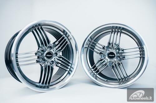 Ratlankis HART HR79 R18X10J 5X120 ET20 CB:74.1 Hyper Black with Diamond Cut Lip