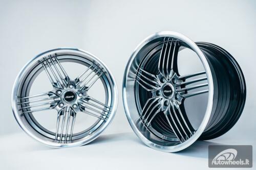 Ratlankis HART HR79 R18X10J 5X120 ET20 CB:74.1 Hyper Black with Diamond Cut Lip