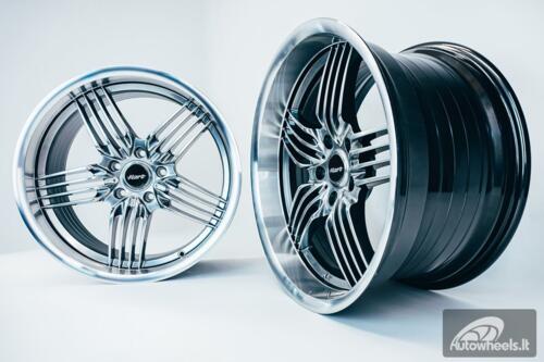 Ratlankis HART HR79 R18X10J 5X120 ET20 CB:74.1 Hyper Black with Diamond Cut Lip