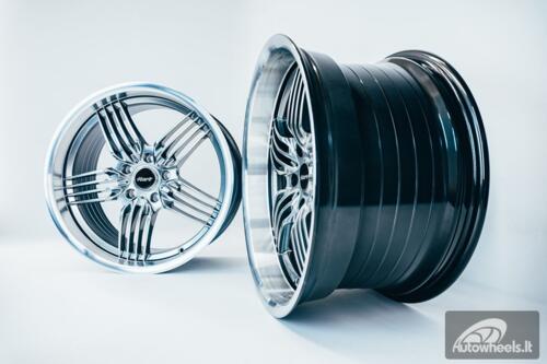 Ratlankis HART HR79 R18X10J 5X120 ET20 CB:74.1 Hyper Black with Diamond Cut Lip