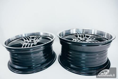 Ratlankis HART HR79 R18X10J 5X120 ET20 CB:74.1 Hyper Black with Diamond Cut Lip