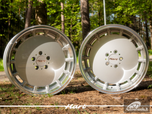 Ratlankis HART HR80 R18X9J 5X112 ET16 CB:66.6 Silver with Diamond Cut Lip