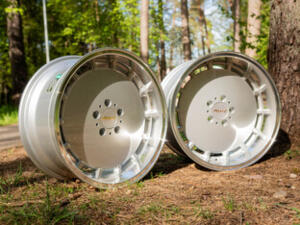 Ratlankis HART HR80 R18X10.5J 5X112 ET18 CB:66.6 Silver with Diamond Cut Lip