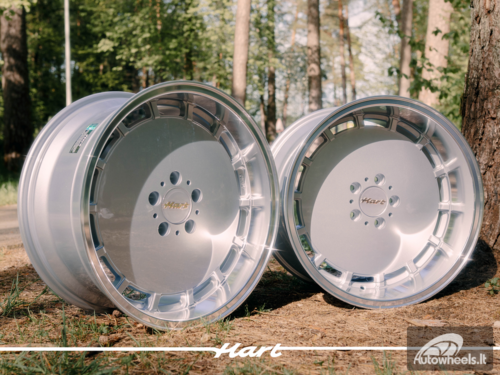 Ratlankis HART HR80 R18X10.5J 5X112 ET18 CB:66.6 Silver with Diamond Cut Lip