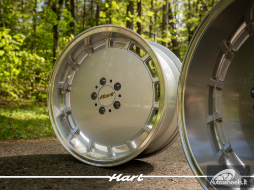 Ratlankis HART HR80 R18X10.5J 5X112 ET18 CB:66.6 Silver with Diamond Cut Lip