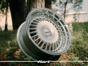 Ratlankis HART HR81 R19X10.5J 5X112/5X120 ET15 CB:74.1 Silver with Diamond Cut Lip