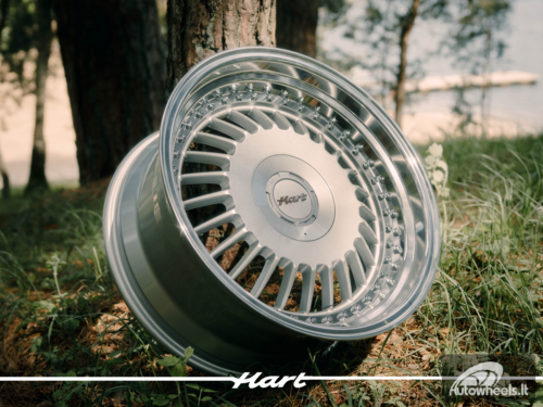 Ratlankis HART HR81 R19X10.5J 5X112/5X120 ET15 CB:74.1 Silver with Diamond Cut Lip