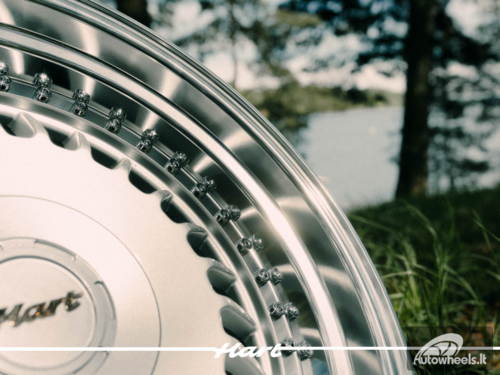 Ratlankis HART HR81 R19X10.5J 5X112/5X120 ET15 CB:74.1 Silver with Diamond Cut Lip