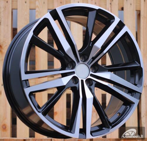 Ratlankis R18x8  5X108  ET  42  63.3  FE182  (YF0242)  Black Polished (MB)  For VOLVO  (P1)  (HYBRID FORGED)