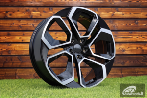 Ratlankis R17x7  5X112  ET  46  57.1  I5561  (YF5561)  Black Polished (MB)  For SKODA  (P1+K7)  (HYBRID FORGED)