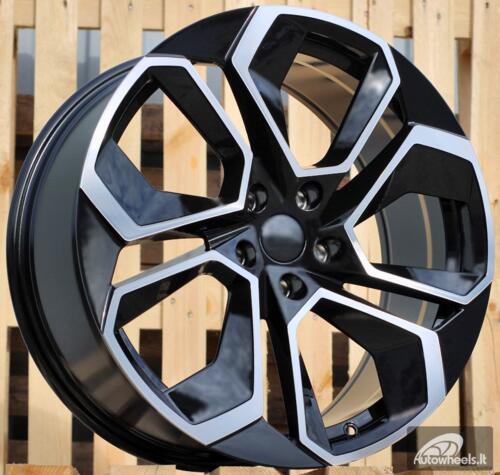 Ratlankis R17x7  5X112  ET  46  57.1  I5561  (YF5561)  Black Polished (MB)  For SKODA  (P1+K7)  (HYBRID FORGED)