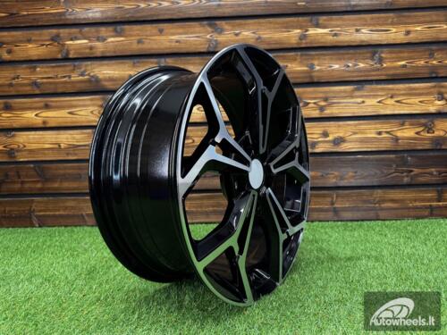 Ratlankis R18x7.5  5X114.3  ET  51  67.1  FE190  (YF5690)  Black Polished (MB)  For KIA  (K7)  (HYBRID FORGED)
