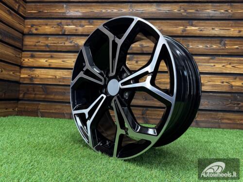 Ratlankis R18x7.5  5X114.3  ET  51  67.1  FE190  (YF5690)  Black Polished (MB)  For KIA  (K7)  (HYBRID FORGED)