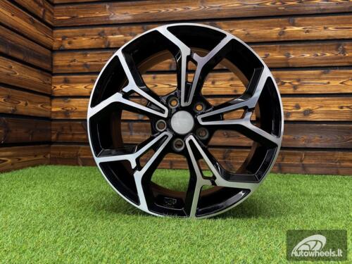 Ratlankis R18x7.5  5X114.3  ET  51  67.1  FE190  (YF5690)  Black Polished (MB)  For KIA  (K7)  (HYBRID FORGED)