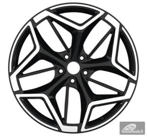 Ratlankis R19x7.5  5X108  ET  50  63.4  IN3635F  Black Polished (MB)  For FORD  (K7)  (HYBRID FORGED (Kuga, Puma))