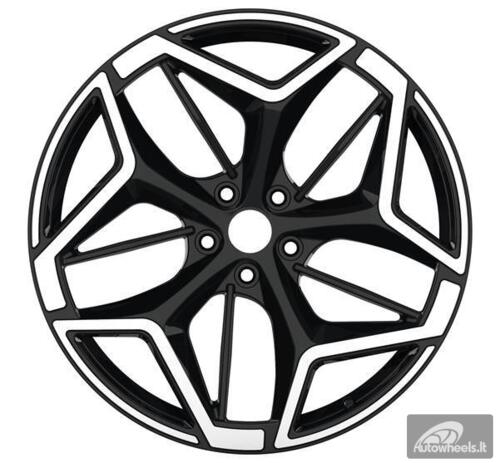 Ratlankis R19x7.5  5X108  ET  50  63.4  IN3635F  Black Polished (MB)  For FORD  (K7)  (HYBRID FORGED (Kuga, Puma))