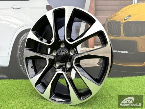 Ratlankis R20x8  5X127  ET  50  71.5  B5536  Black Polished (MB)  For JEEP  (K4)  (C-030)