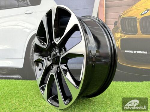Ratlankis R20x8  5X127  ET  50  71.5  B5536  Black Polished (MB)  For JEEP  (K4)  (C-030)