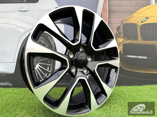 Ratlankis R20x8  5X127  ET  50  71.5  B5536  Black Polished (MB)  For JEEP  (K4)  (C-030)