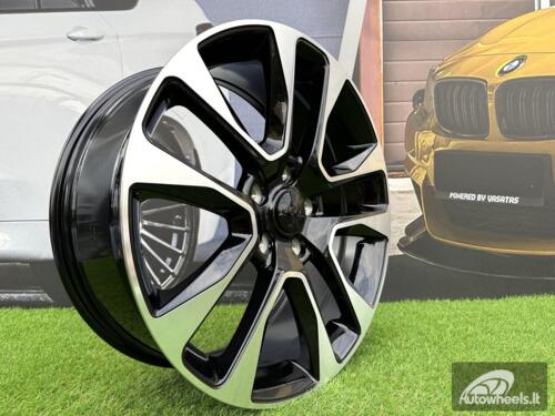 Ratlankis R20x8  5X127  ET  50  71.5  B5536  Black Polished (MB)  For JEEP  (K4)  (C-030)