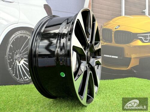 Ratlankis R20x8  5X127  ET  50  71.5  B5536  Black Polished (MB)  For JEEP  (K4)  (C-030)