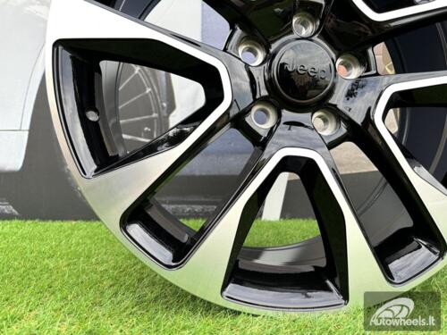 Ratlankis R20x8  5X127  ET  50  71.5  B5536  Black Polished (MB)  For JEEP  (K4)  (C-030)