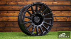 Ratlankis R18x9  5X127  ET  M10  71.5  FBX026  Black Polished (MB)  For 4X4  (K3)  (HYBRID FORGED)
