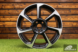 Ratlankis R20x8.5  5X112  ET  30  66.5  B5213  (YF7070)  Black Polished (MB)  For AUD  (K7)  (HYBRID FORGED)