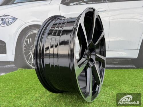Ratlankis R20x8.5  5X112  ET  30  66.5  B5213  (YF7070)  Black Polished (MB)  For AUD  (K7)  (HYBRID FORGED)
