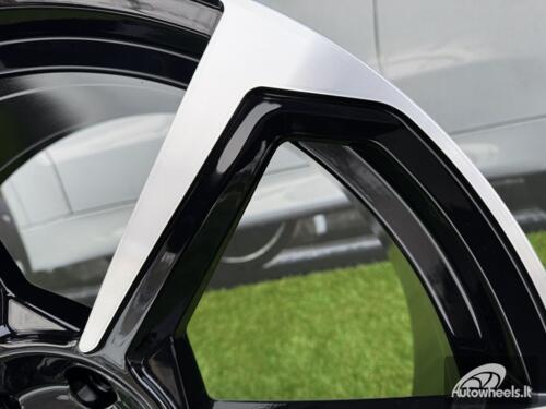 Ratlankis R20x8.5  5X112  ET  30  66.5  B5213  (YF7070)  Black Polished (MB)  For AUD  (K7)  (HYBRID FORGED)