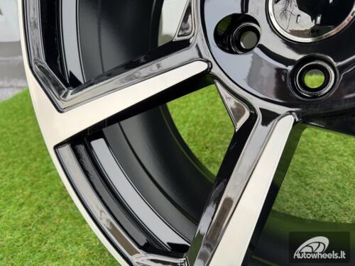 Ratlankis R20x8.5  5X112  ET  30  66.5  B5213  (YF7070)  Black Polished (MB)  For AUD  (K7)  (HYBRID FORGED)