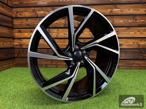 Ratlankis R20x8.5  5X108  ET  40  63.4  YF5709  Black Polished (MB)  For RACIN  (K7)  (HYBRID FORGED)