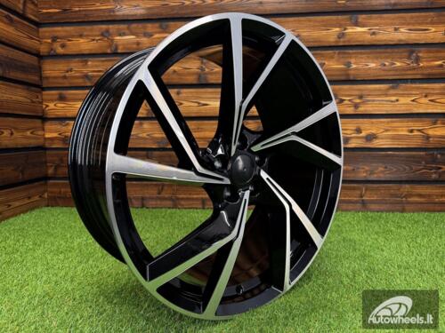 Ratlankis R20x8.5  5X108  ET  40  63.4  YF5709  Black Polished (MB)  For RACIN  (K7)  (HYBRID FORGED)