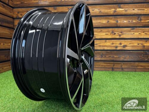 Ratlankis R20x8.5  5X108  ET  40  63.4  YF5709  Black Polished (MB)  For RACIN  (K7)  (HYBRID FORGED)