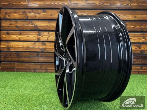 Ratlankis R20x8.5  5X108  ET  40  63.4  YF5709  Black Polished (MB)  For RACIN  (K7)  (HYBRID FORGED)