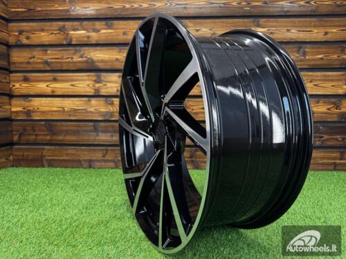 Ratlankis R20x8.5  5X108  ET  40  63.4  YF5709  Black Polished (MB)  For RACIN  (K7)  (HYBRID FORGED)