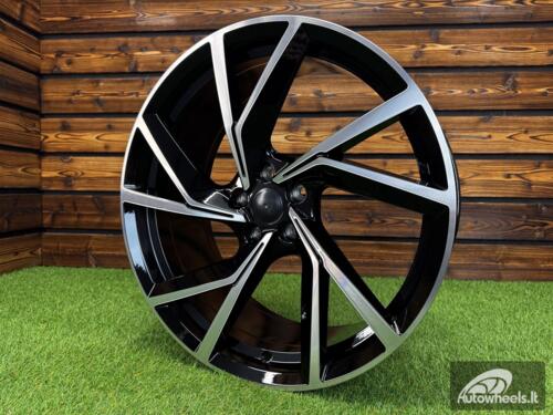 Ratlankis R20x8.5  5X108  ET  40  63.4  YF5709  Black Polished (MB)  For RACIN  (K7)  (HYBRID FORGED)