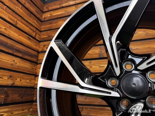 Ratlankis R20x8.5  5X108  ET  40  63.4  YF5709  Black Polished (MB)  For RACIN  (K7)  (HYBRID FORGED)