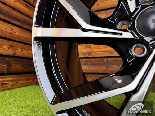 Ratlankis R20x8.5  5X108  ET  40  63.4  YF5709  Black Polished (MB)  For RACIN  (K7)  (HYBRID FORGED)