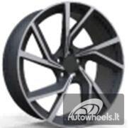 Ratlankis R20x8.5  5X108  ET  40  63.4  YF5709  Black (BL)  For JAGUAR  (K7)  (HYBRID FORGED)
