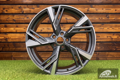 Ratlankis R19x8.5  5X112  ET  40  66.5  B1571  (FBX154)  Grey Polished (MG)  For AUD  (K7)  (HYBRID FORGED)