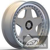 Ratlankis R17x9  10X112/120  ET  20  74.1  L2585  Silver+Polished Lip (SP)  For RACIN  (P1)  (OZ Style Rear+Front)