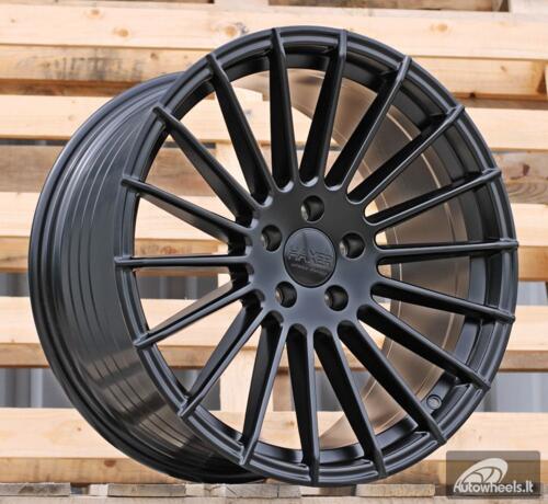 Ratlankis R19x9.5  5X112  ET  40  66.6  HX010F  (YF0124)  Black Half Matt (BLHM)  For HAXER  (K7)  (HYBRID FORGED Rear+Front)